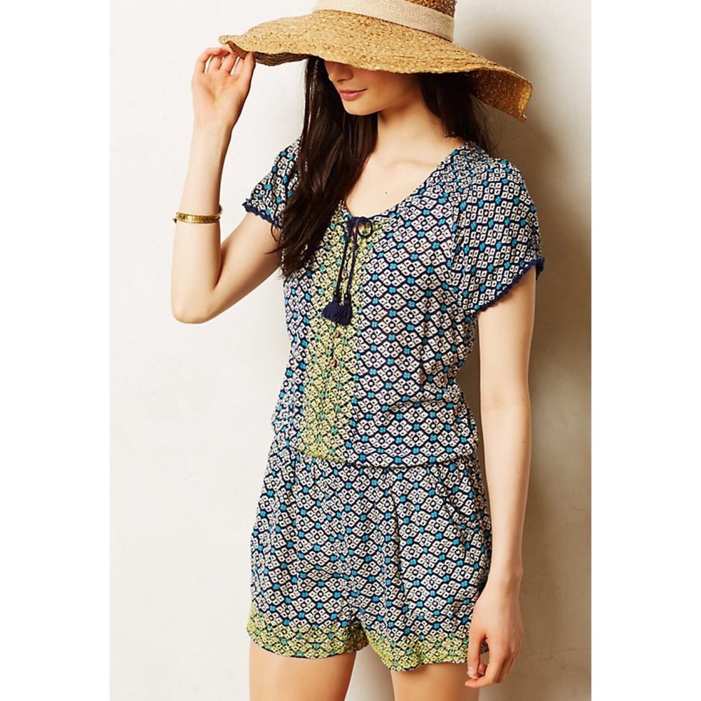 Anthropologie Lilka Long Weekend Romper